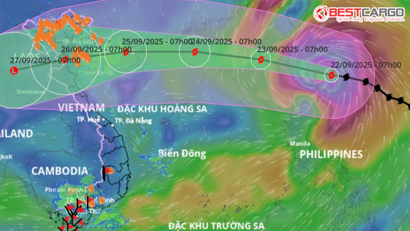 Hàng loạt chuyến bay bị ảnh hưởng bởi siêu bão Ragasa