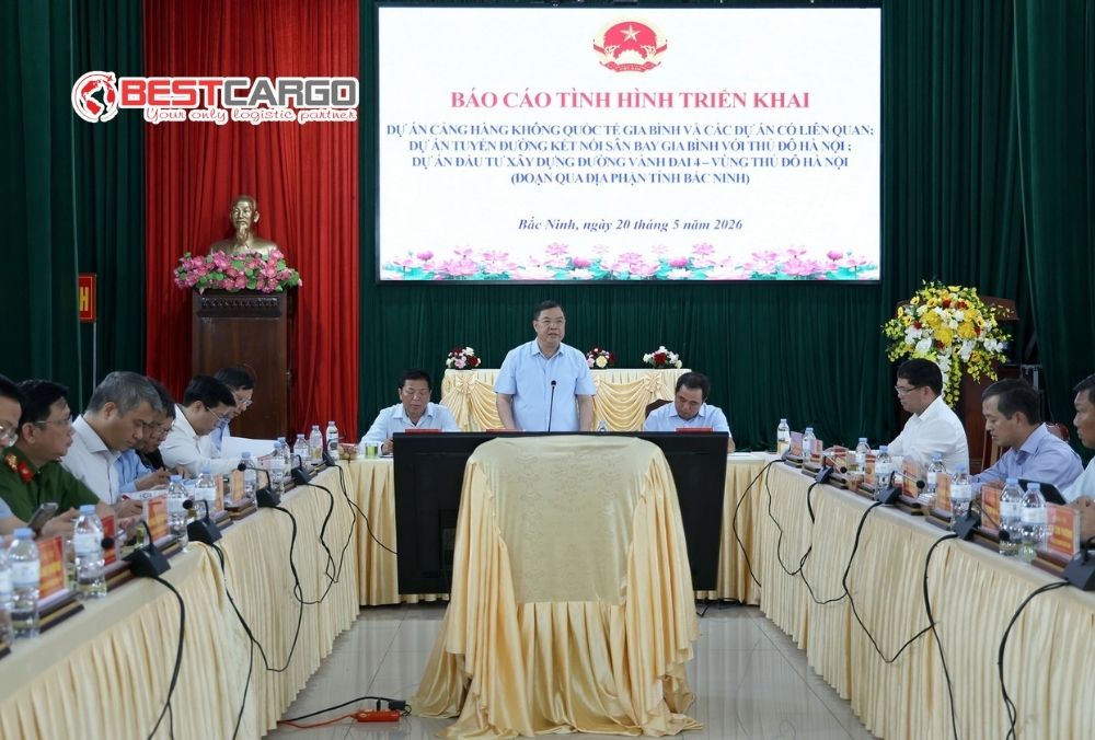 Đẩy nhanh giải phóng mặt bằng để đảm bảo tiến độ sân bay Gia Bình