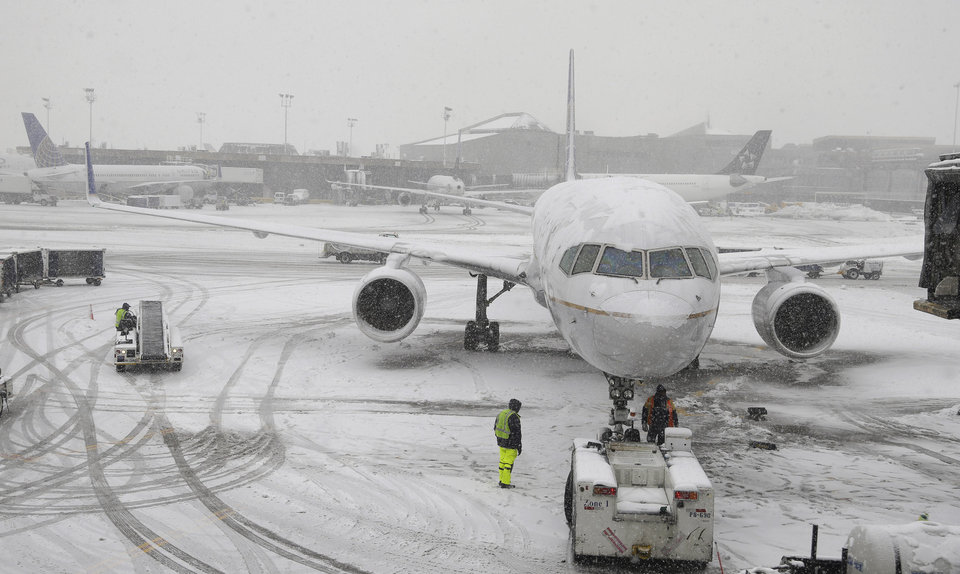 Flight delays or cancellations due to severe weather
