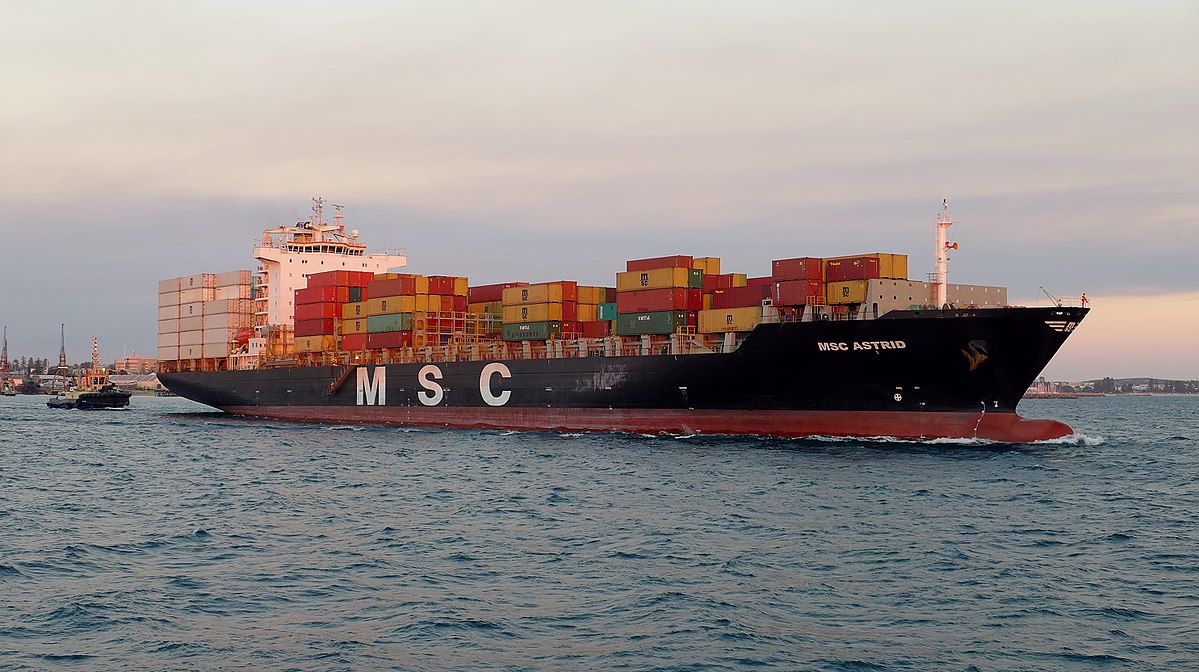 Vận chuyển hàng hóa bằng tàu hãng MSC