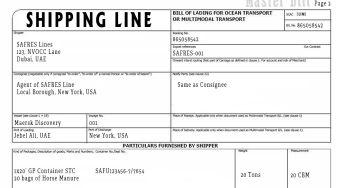 Sự khác biệt giữa Master Bill và House Bill trong vận tải biển