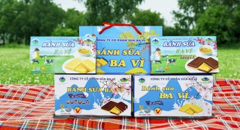Gửi bánh sữa Ba Vì đi Trung Quốc