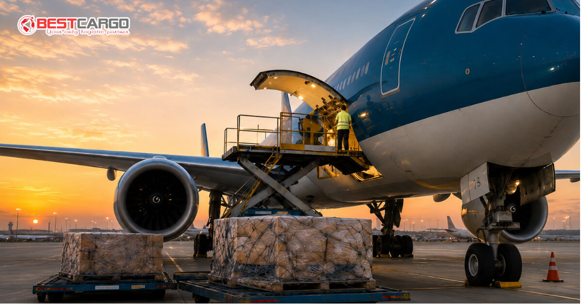 Máy bay hạ cánh nhưng hàng chưa hoàn tất xử lý tại terminal